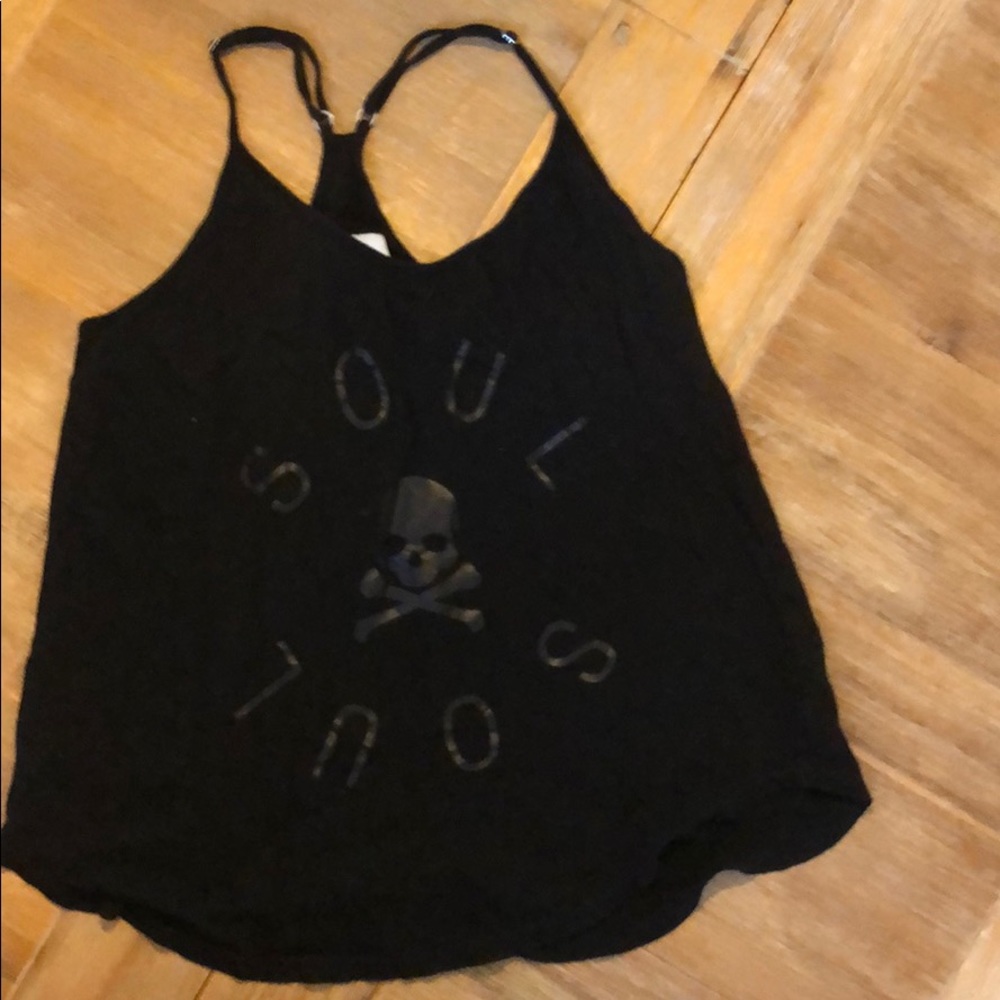 Soul Cycle Black Tank Top, XS